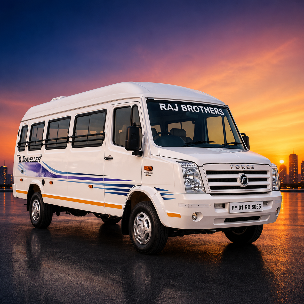 tempo traveller 18 seater rental